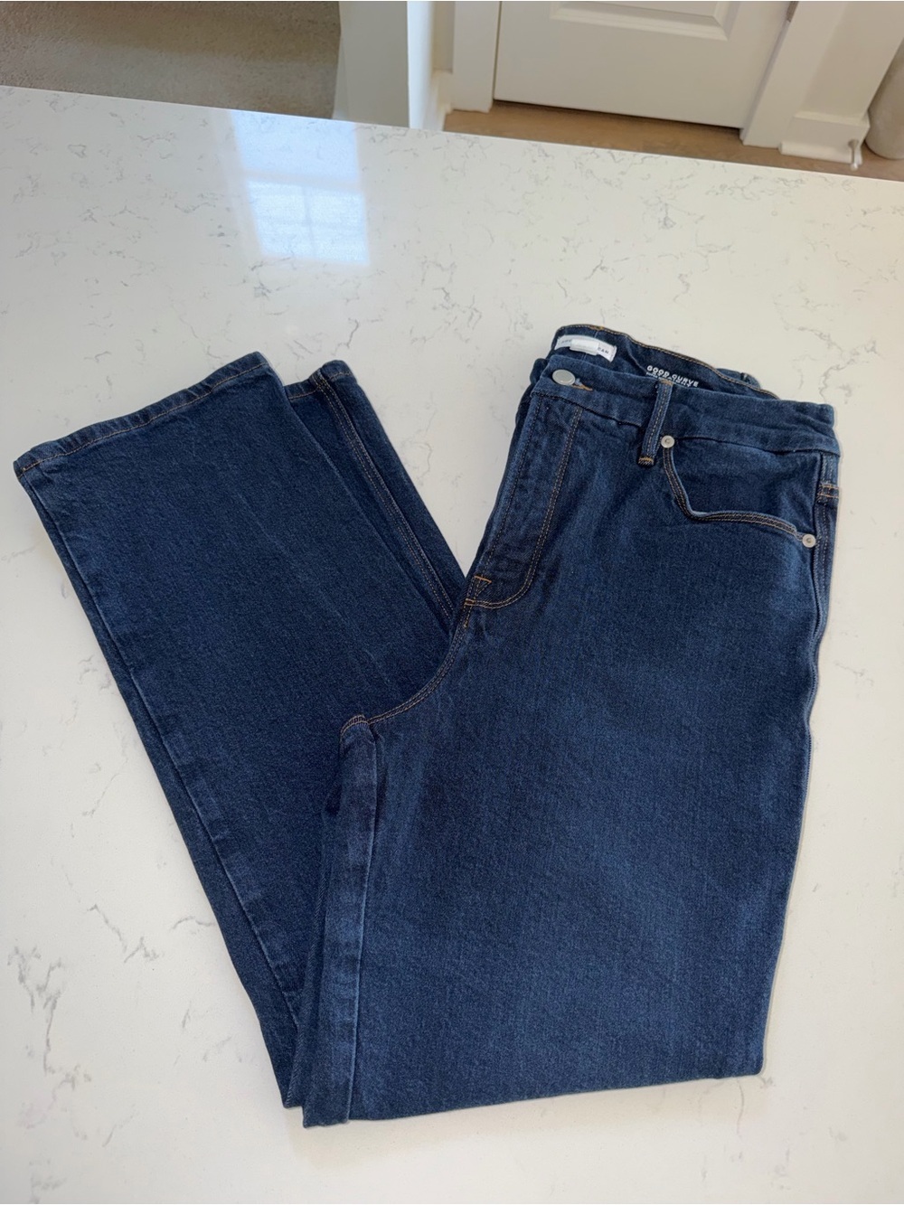 Good American Good Curve Straight Jeans 12/31